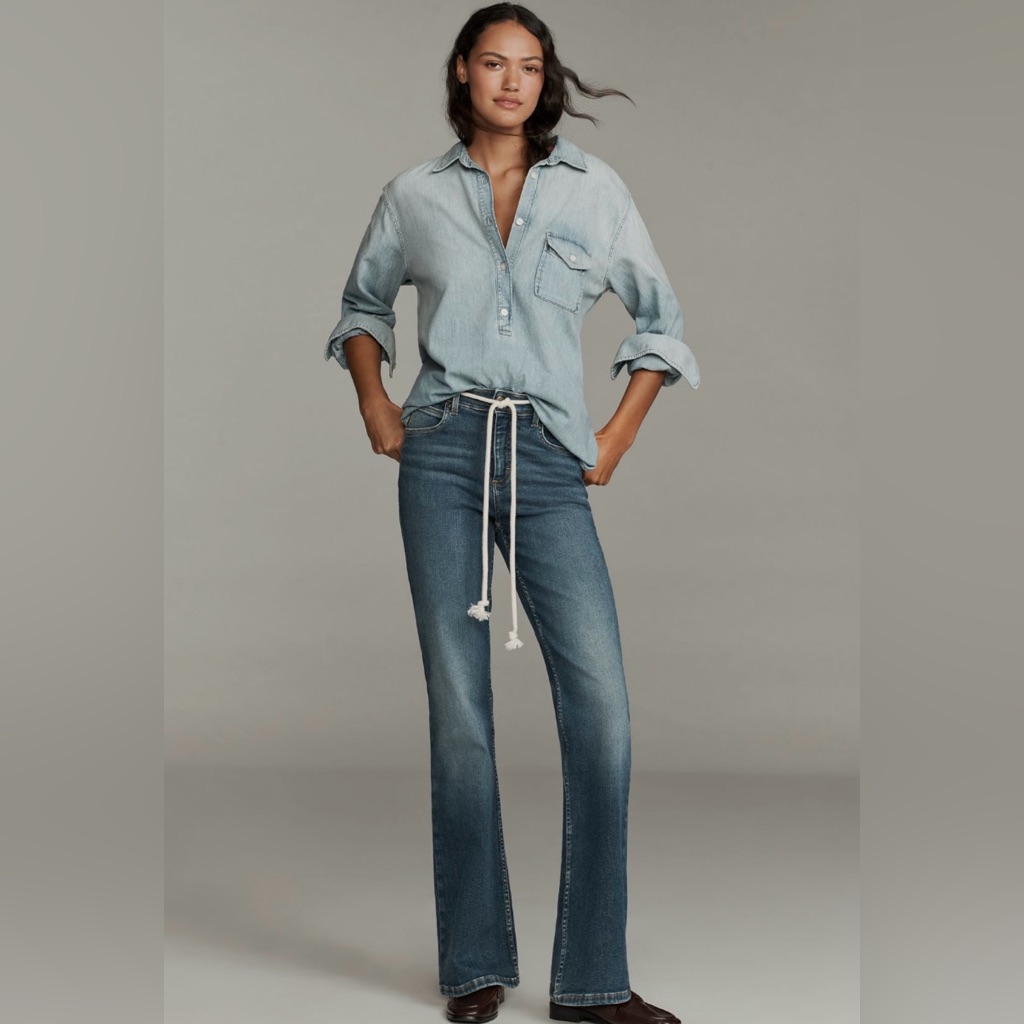 Lee Ever Fit HighRise Bootcut Jeans In Dark Denim